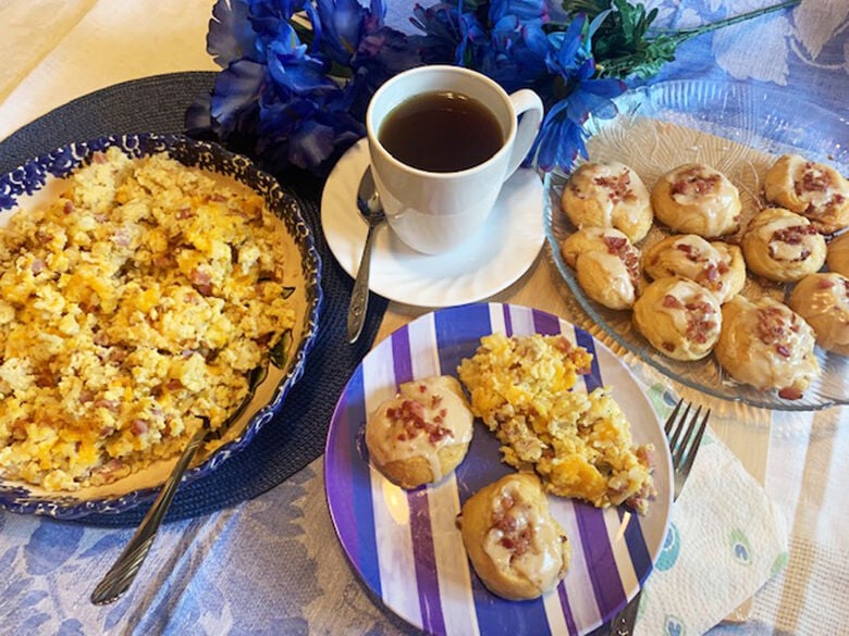 My Leader Yummy – Morning Mix, Maple-Bacon Breakfast Rolls